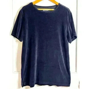 Men’s Elwood Faux Velvet Short Sleeved Shirt Size Medium